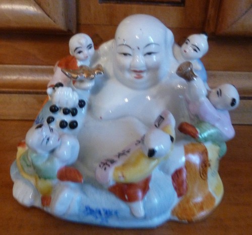 Bouddha porcelaine vintage - porcelaine,