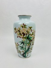 Vase en émaux cloisonnés