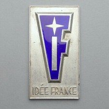 Insigne, Médaille émaillée. Plaque. Idée France N° XV Neophone France. Téléphone