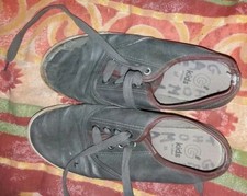 Basket cuir gris kids Gémo taille 35