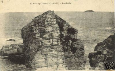 Cpa cap frehel gerbe - frehel, la