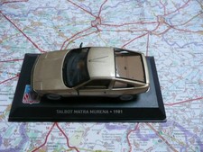 TALBOT Matra Murena Or 1981 Altaya IXO 1/43 en boite