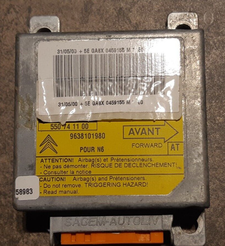 Calculateur airbag citroen - calculateur,