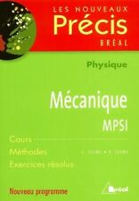 Mécanique MPSI - C. Clerc - V652180