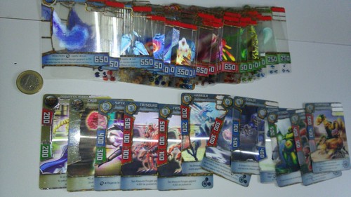 Lot cartes images redakai - cartes,