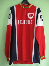Maillot Cycliste Lejeune BP 1976 vintage 70'S acrylique Jersey - 4 / L