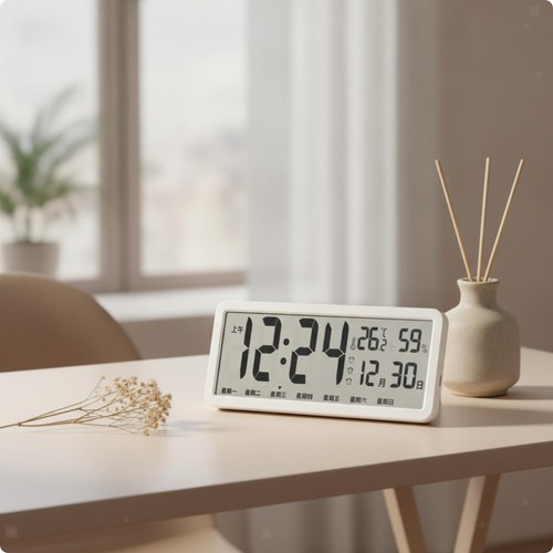 Horloge murale numérique avec - horloge,