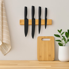 🔪 Magnetic Bamboo Knife