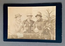 PHOTO ANCIENNE sur carton Frere soeur ? Travesti Travestissement Gay