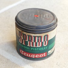 Peugeot moto collection  boîte peinture rouge Sprido retouche carrosserie an.50