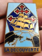 Insigne marine , frégate La  DECOUVERTE 