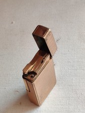 briquet dupont plaque or