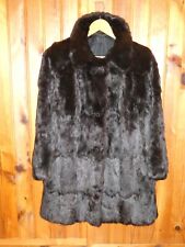 Manteau vison noir années