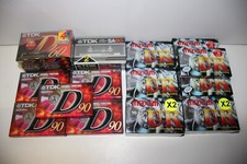 k7 audio vierge vintage TDK MAXELL neuves sous blister