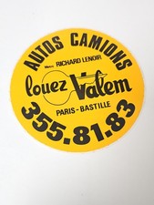 Vintage grand autocollant