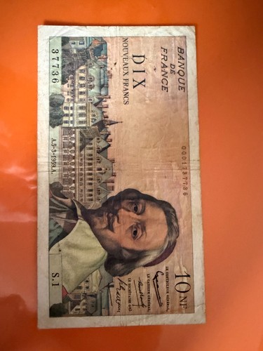 Billet français luxe - de, 10