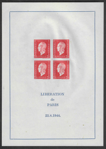Timbre france année 1945 - timbre,