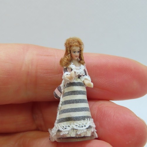 Scale porcelain lady doll - porcelain,