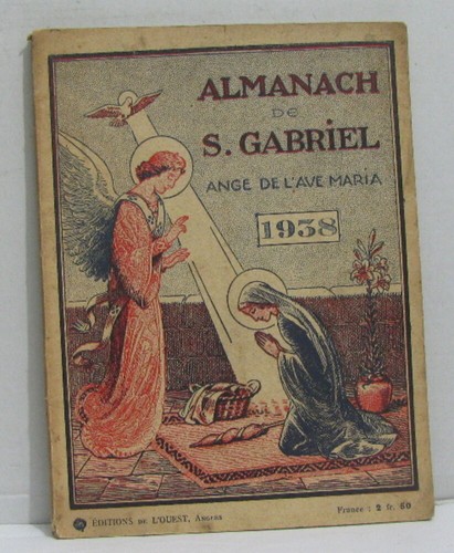 Almanach gabriel ange de - almanach, s.gabriel