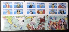 ONE PIECE MANGA CARNET 12 TIMBRES AUTOADHESIFS FRANCE 2025 BD COMICS neuf** MNH