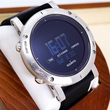 Montre numérique Suunto Core en acier brossé 1959 étanche 30M en acier...