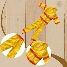 Ensemble veste et pantalon pour figurine articulée 1/6, uniforme de pompier,