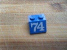 LEGO bleu  74 Pattern ref 3039