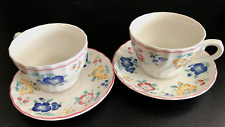 tasses à café thé Porcelaine anglaise SERVICE CHURCHILL stafordshire england