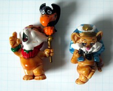 Lot de 2 figurines Kinder surprise Ferrero 1997 - Chat d'Égypte