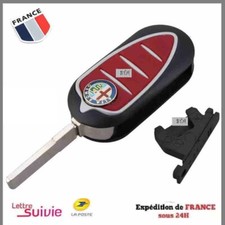 Case Cle plip pour Alfa Romeo Mito Giulietta Brera GTA coque telecommande Rouge 