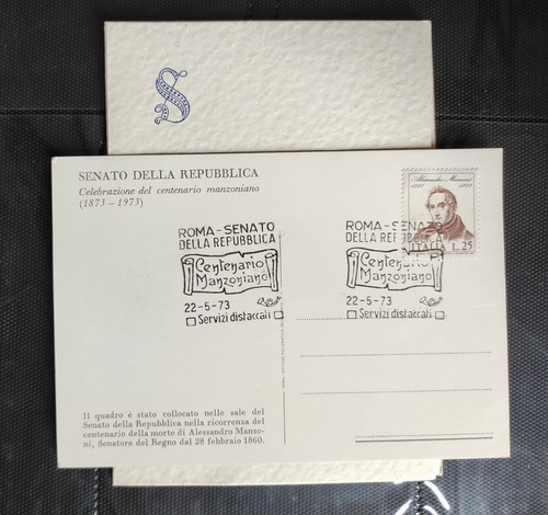 Italie rare manzoni - manzoni, senato
