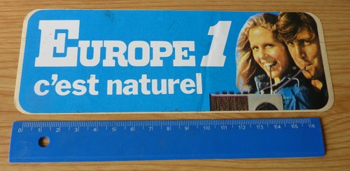 Autocollant sticker europe 1 - -,