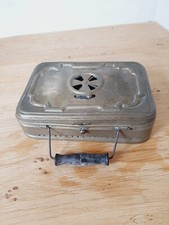 Ancienne chaufferette de voyage en laiton GIRODON & MONTET