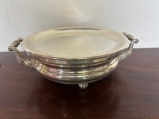 Chauffe plat métal agenté style Nap III