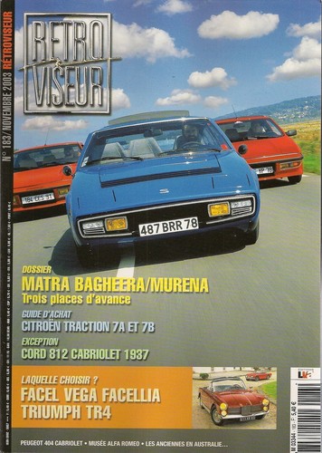 Retroviseur 183 matra bagheera - 183,