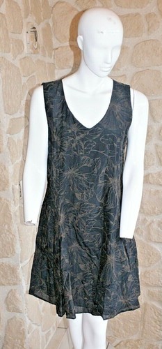 Robe noire bronze neuve - neuve, avec
