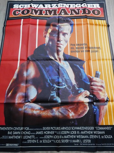 Commando affiche originale - commando,