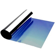 Bandeau pare soleil de pare-brise à graduation de couleur bleue