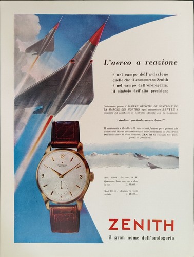 Zenith publicité montre - zenith,