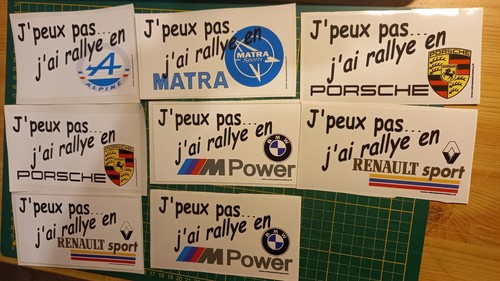 Autocollant peux pas - pas, j'ai