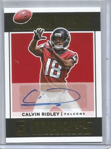 Calvin ridley 2018 donruss - ridley,