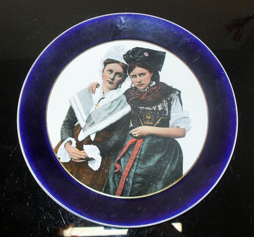 Ancienne assiette faïence - ancienne,