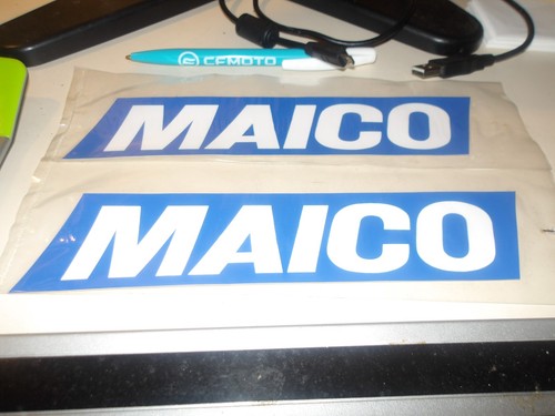 Maico lot deux autocollants - lot,
