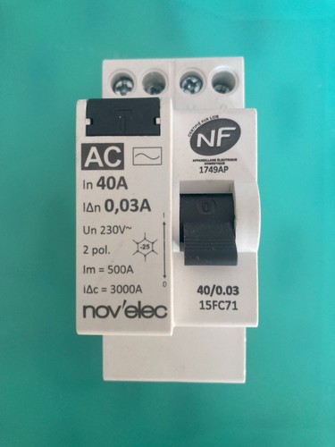 Interrupteur differentiel 40a - interrupteur,