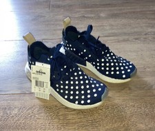 Baskets ADIDAS Pointure 38 2/3 Neuves Étiquetées PRIMEKNIT POLKA Bleu à Pois
