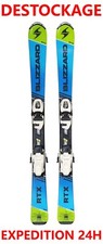 ski occasion enfant BLIZZARD "RTX" taille : 140 cm = 1 mètre 40 + fixations