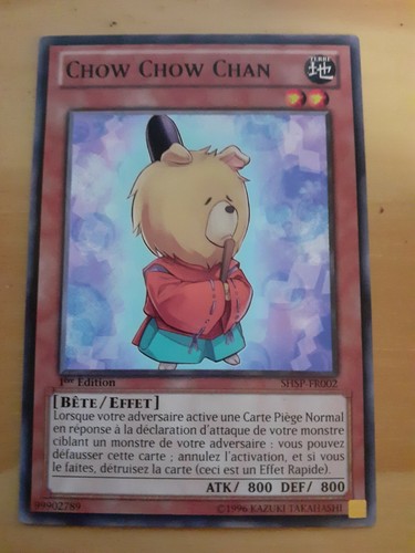 Carte chow chan - yu-gi-oh,