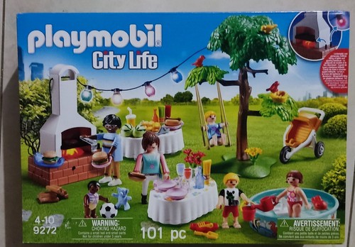 Playmobil famille barbecue - et,