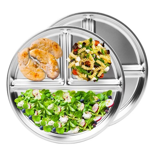 Assiettes acier inoxydable - acier,