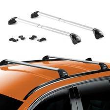 Barres de toit transversales réglable Universal pour Voiture 100-130cm ABE